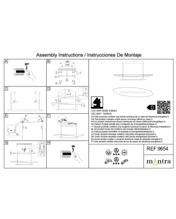 ABISAL * LÁMPARA LED 48W